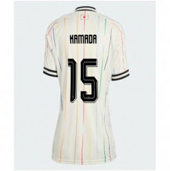 Japan Daichi Kamada #15 Auswärtstrikot Frauen WM 2026 Kurzarm
