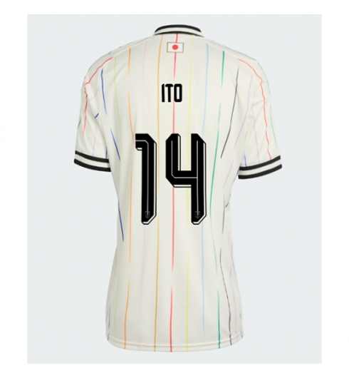 Japan Junya Ito #14 Auswärtstrikot Frauen WM 2026 Kurzarm Japan Junya Ito #14 Auswärtstrikot Frauen WM 2026 Kurzarm