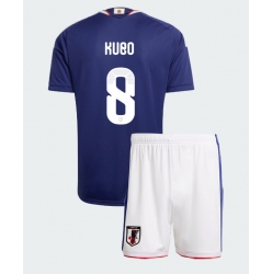 Japan Takefusa Kubo #8 Heimtrikot Kinder WM 2026 Kurzarm (+ kurze hosen)