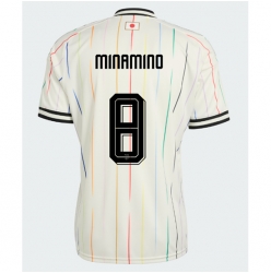 Japan Takumi Minamino #8 Auswärtstrikot WM 2026 Kurzarm