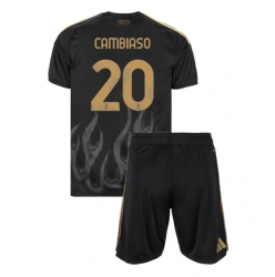 Juventus Andrea Cambiaso #20 3rd trikot Kinder 2026-27 Kurzarm (+ kurze hosen)
