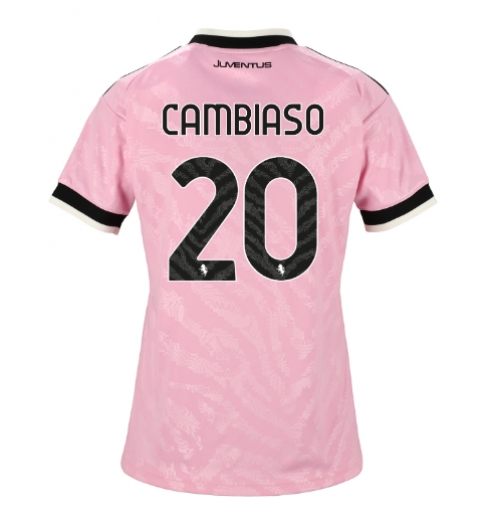 Juventus Andrea Cambiaso #20 Auswärtstrikot Frauen 2026-27 Kurzarm Juventus Andrea Cambiaso #20 Auswärtstrikot Frauen 2026-27 Kurzarm