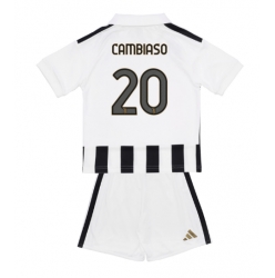 Juventus Andrea Cambiaso #20 Heimtrikot Kinder 2026-27 Kurzarm (+ kurze hosen)