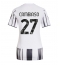 Juventus Andrea Cambiaso #27 Heimtrikot Frauen 2025-26 Kurzarm Juventus Andrea Cambiaso #27 Heimtrikot Frauen 2025-26 Kurzarm