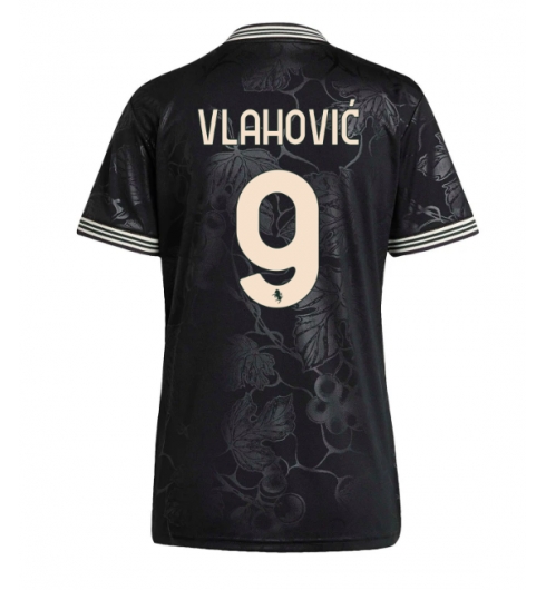 Juventus Dusan Vlahovic #9 3rd trikot Frauen 2025-26 Kurzarm Juventus Dusan Vlahovic #9 3rd trikot Frauen 2025-26 Kurzarm