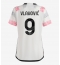 Juventus Dusan Vlahovic #9 Auswärtstrikot Frauen 2023-24 Kurzarm