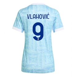 Juventus Dusan Vlahovic #9 Auswärtstrikot Frauen 2025-26 Kurzarm