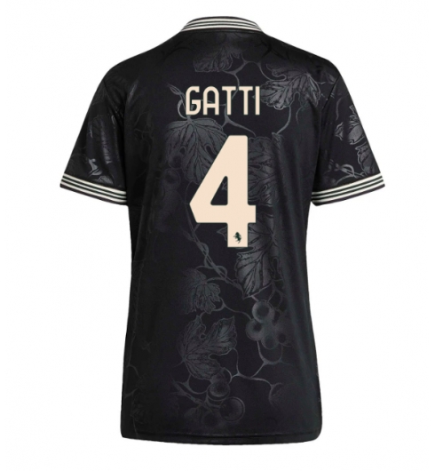 Juventus Federico Gatti #4 3rd trikot Frauen 2025-26 Kurzarm Juventus Federico Gatti #4 3rd trikot Frauen 2025-26 Kurzarm