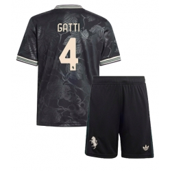 Juventus Federico Gatti #4 3rd trikot Kinder 2025-26 Kurzarm (+ kurze hosen)