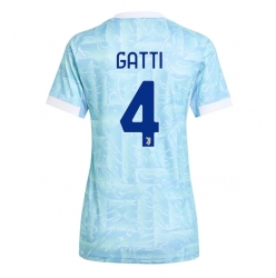 Juventus Federico Gatti #4 Auswärtstrikot Frauen 2025-26 Kurzarm