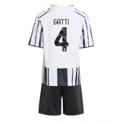 Juventus Federico Gatti #4 Heimtrikot Kinder 2025-26 Kurzarm (+ kurze hosen)