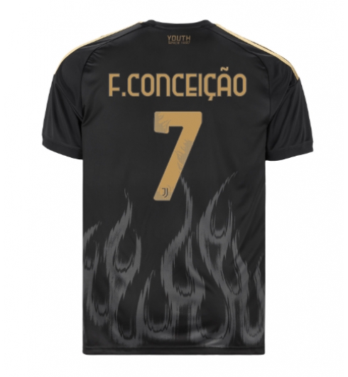 Juventus Francisco Conceicao #7 3rd trikot 2026-27 Kurzarm Juventus Francisco Conceicao #7 3rd trikot 2026-27 Kurzarm