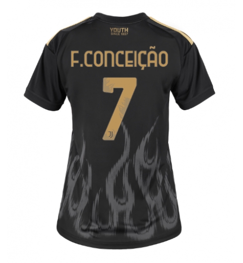 Juventus Francisco Conceicao #7 3rd trikot Frauen 2026-27 Kurzarm Juventus Francisco Conceicao #7 3rd trikot Frauen 2026-27 Kurzarm