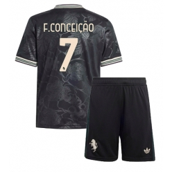 Juventus Francisco Conceicao #7 3rd trikot Kinder 2025-26 Kurzarm (+ kurze hosen)