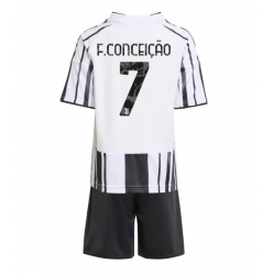 Juventus Francisco Conceicao #7 Heimtrikot Kinder 2025-26 Kurzarm (+ kurze hosen)