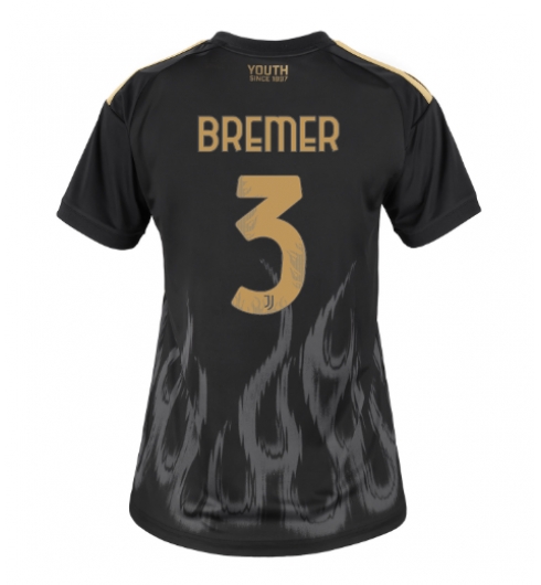 Juventus Gleison Bremer #3 3rd trikot Frauen 2026-27 Kurzarm Juventus Gleison Bremer #3 3rd trikot Frauen 2026-27 Kurzarm