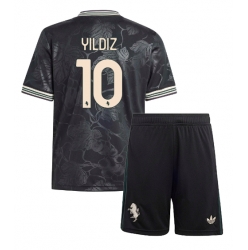 Juventus Kenan Yildiz #10 3rd trikot Kinder 2025-26 Kurzarm (+ kurze hosen)