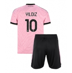 Juventus Kenan Yildiz #10 Auswärtstrikot Kinder 2026-27 Kurzarm (+ kurze hosen)