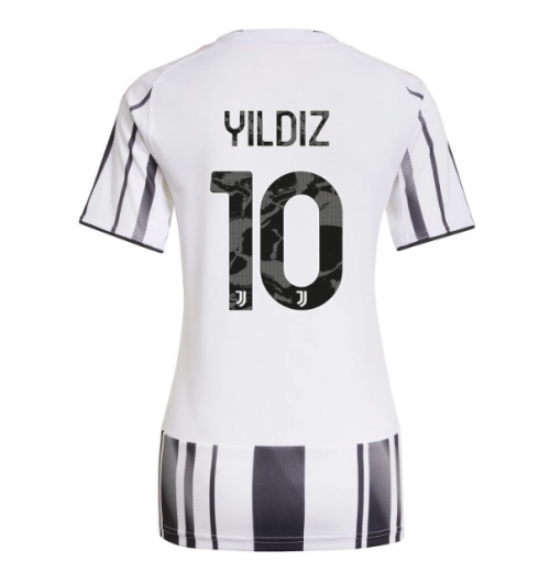 Juventus Kenan Yildiz #10 Heimtrikot Frauen 2025-26 Kurzarm Juventus Kenan Yildiz #10 Heimtrikot Frauen 2025-26 Kurzarm