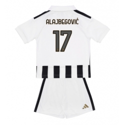 Juventus Kerim Alajbegovic #17 Heimtrikot Kinder 2026-27 Kurzarm (+ kurze hosen)