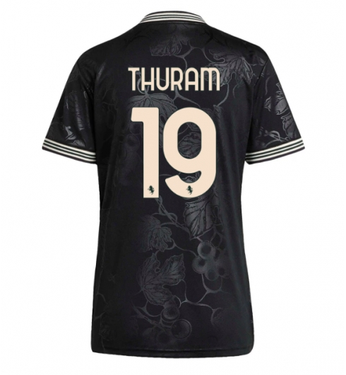 Juventus Khephren Thuram #19 3rd trikot Frauen 2025-26 Kurzarm Juventus Khephren Thuram #19 3rd trikot Frauen 2025-26 Kurzarm