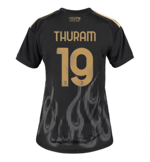 Juventus Khephren Thuram #19 3rd trikot Frauen 2026-27 Kurzarm Juventus Khephren Thuram #19 3rd trikot Frauen 2026-27 Kurzarm