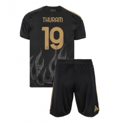 Juventus Khephren Thuram #19 3rd trikot Kinder 2026-27 Kurzarm (+ kurze hosen)
