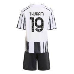 Juventus Khephren Thuram #19 Heimtrikot Kinder 2025-26 Kurzarm (+ kurze hosen)