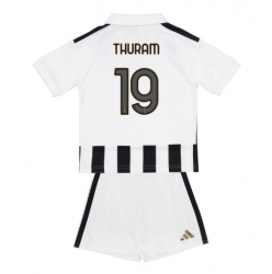 Juventus Khephren Thuram #19 Heimtrikot Kinder 2026-27 Kurzarm (+ kurze hosen)