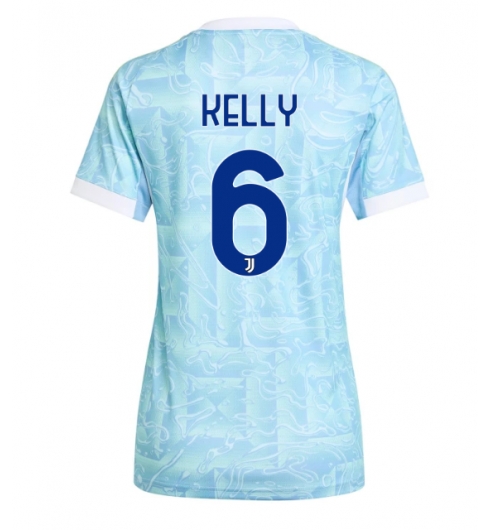 Juventus Lloyd Kelly #6 Auswärtstrikot Frauen 2025-26 Kurzarm Juventus Lloyd Kelly #6 Auswärtstrikot Frauen 2025-26 Kurzarm