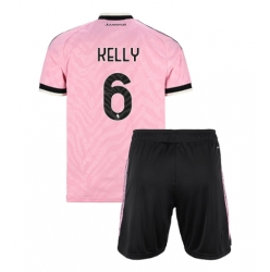 Juventus Lloyd Kelly #6 Auswärtstrikot Kinder 2026-27 Kurzarm (+ kurze hosen)