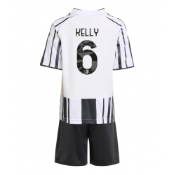 Juventus Lloyd Kelly #6 Heimtrikot Kinder 2025-26 Kurzarm (+ kurze hosen)