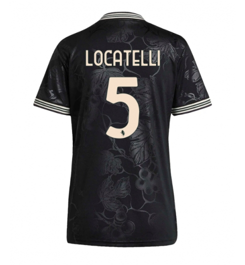 Juventus Manuel Locatelli #5 3rd trikot Frauen 2025-26 Kurzarm Juventus Manuel Locatelli #5 3rd trikot Frauen 2025-26 Kurzarm