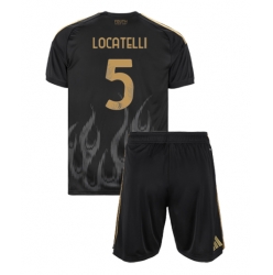 Juventus Manuel Locatelli #5 3rd trikot Kinder 2026-27 Kurzarm (+ kurze hosen)