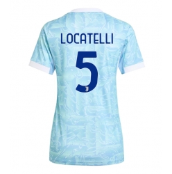 Juventus Manuel Locatelli #5 Auswärtstrikot Frauen 2025-26 Kurzarm Juventus Manuel Locatelli #5 Auswärtstrikot Frauen 2025-26 Kurzarm