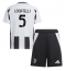 Juventus Manuel Locatelli #5 Heimtrikot Kinder 2024-25 Kurzarm (+ kurze hosen)