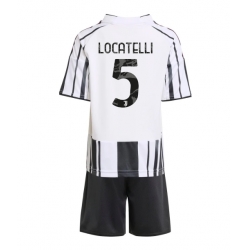 Juventus Manuel Locatelli #5 Heimtrikot Kinder 2025-26 Kurzarm (+ kurze hosen)
