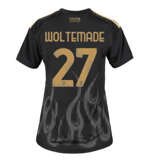 Juventus Nick Woltemade #27 3rd trikot Frauen 2026-27 Kurzarm Juventus Nick Woltemade #27 3rd trikot Frauen 2026-27 Kurzarm