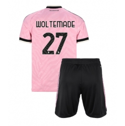 Juventus Nick Woltemade #27 Auswärtstrikot Kinder 2026-27 Kurzarm (+ kurze hosen)