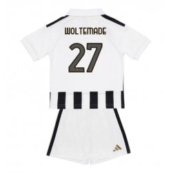 Juventus Nick Woltemade #27 Heimtrikot Kinder 2026-27 Kurzarm (+ kurze hosen)