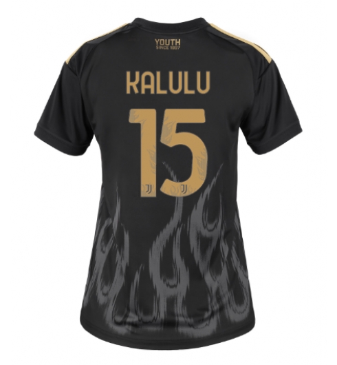Juventus Pierre Kalulu #15 3rd trikot Frauen 2026-27 Kurzarm Juventus Pierre Kalulu #15 3rd trikot Frauen 2026-27 Kurzarm