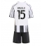 Juventus Pierre Kalulu #15 Heimtrikot Kinder 2025-26 Kurzarm (+ kurze hosen)