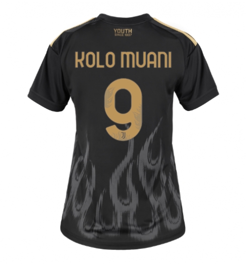 Juventus Randal Kolo Muani #9 3rd trikot Frauen 2026-27 Kurzarm Juventus Randal Kolo Muani #9 3rd trikot Frauen 2026-27 Kurzarm