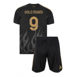 Juventus Randal Kolo Muani #9 3rd trikot Kinder 2026-27 Kurzarm (+ kurze hosen)