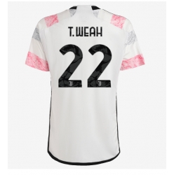 Juventus Timothy Weah #22 Auswärtstrikot 2023-24 Kurzarm