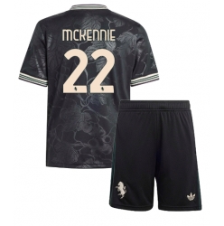 Juventus Weston McKennie #22 3rd trikot Kinder 2025-26 Kurzarm (+ kurze hosen)