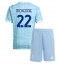 Juventus Weston McKennie #22 Auswärtstrikot Kinder 2025-26 Kurzarm (+ kurze hosen)