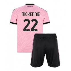 Juventus Weston McKennie #22 Auswärtstrikot Kinder 2026-27 Kurzarm (+ kurze hosen)