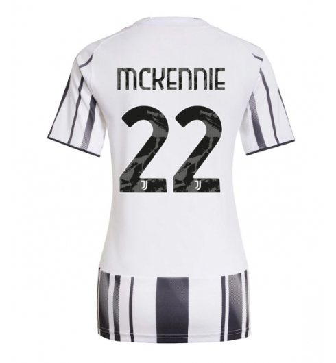 Juventus Weston McKennie #22 Heimtrikot Frauen 2025-26 Kurzarm Juventus Weston McKennie #22 Heimtrikot Frauen 2025-26 Kurzarm