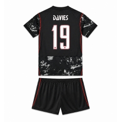 Kanada Alphonso Davies #19 Auswärtstrikot Kinder WM 2026 Kurzarm (+ kurze hosen)